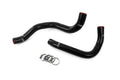 HPS Performance Silicone Radiator Coolant Hose Kit 1999-2004 Jeep Grand Cherokee 4.0L L6, Black, 57-2129-BLK