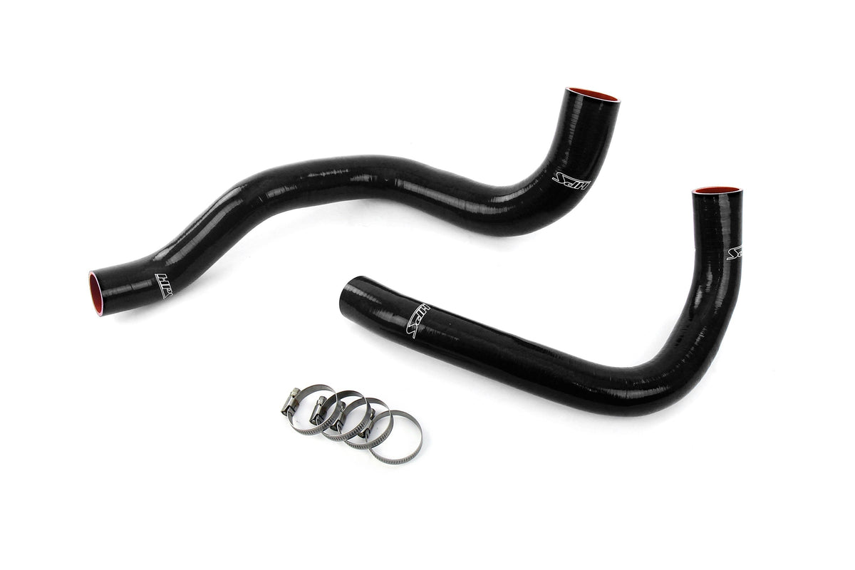 HPS Performance Silicone Radiator Coolant Hose Kit 1999-2004 Jeep Grand Cherokee 4.0L L6, Black, 57-2129-BLK