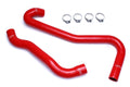 HPS Red Reinforced Silicone Radiator Hose Kit Coolant Jeep 06-08 Grand Cherokee SRT8 6.1L V8 WK1