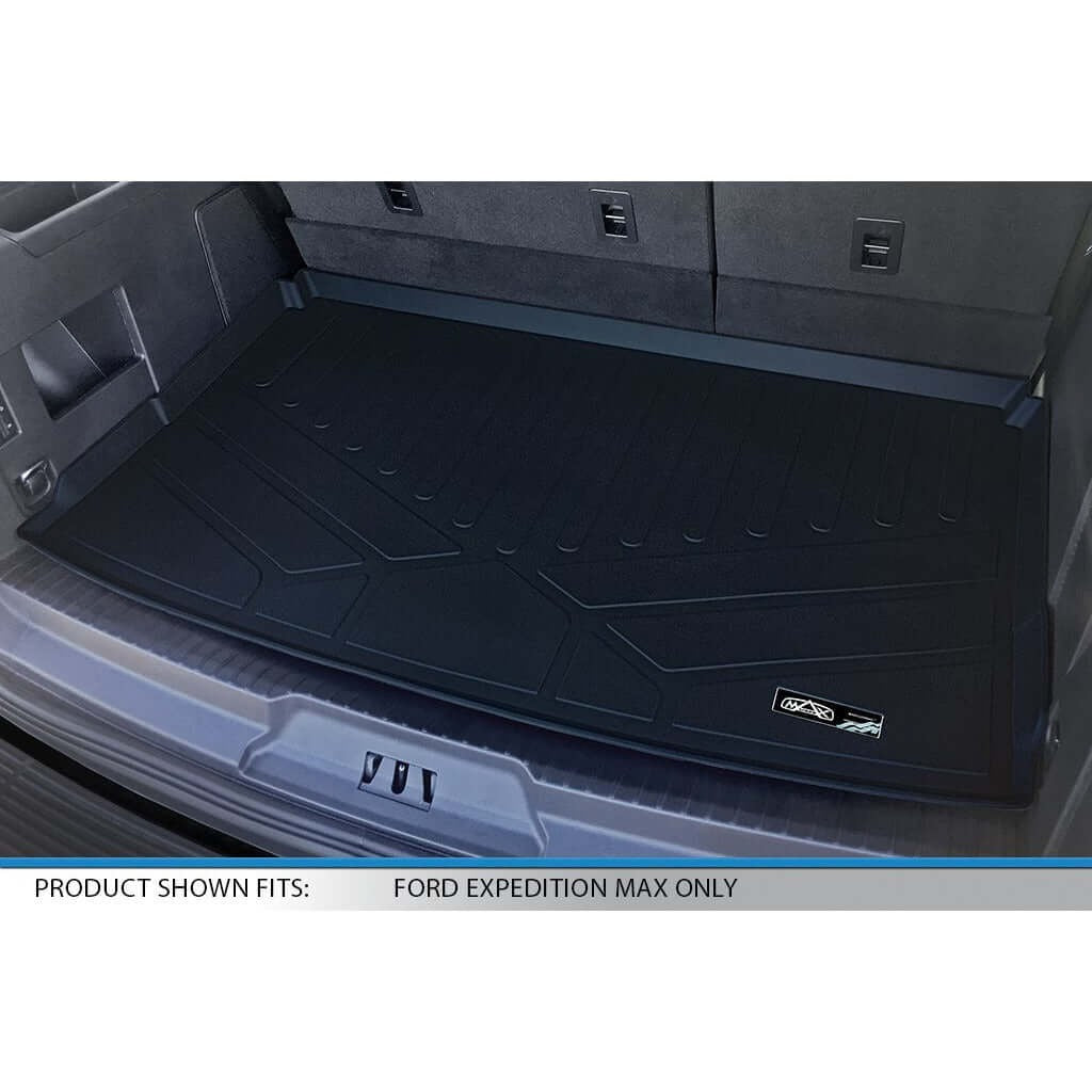 SMARTLINER Floor Liners for 2018-2024 Ford Expedition Max/Lincoln Navigator L 2nd Row Bucket Seats (Only Max or L)