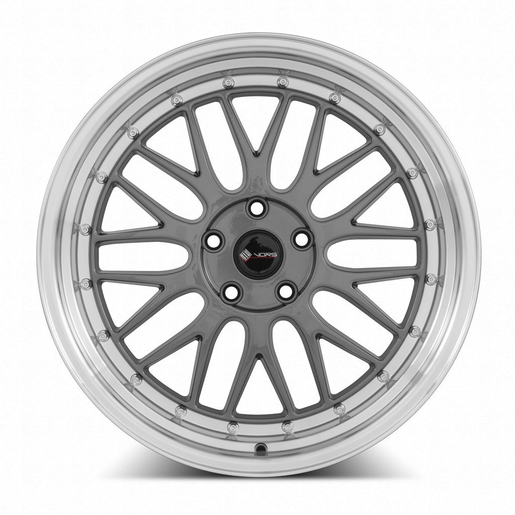 VORS VR8 18" 5x112 Hyper Black Machined Lip