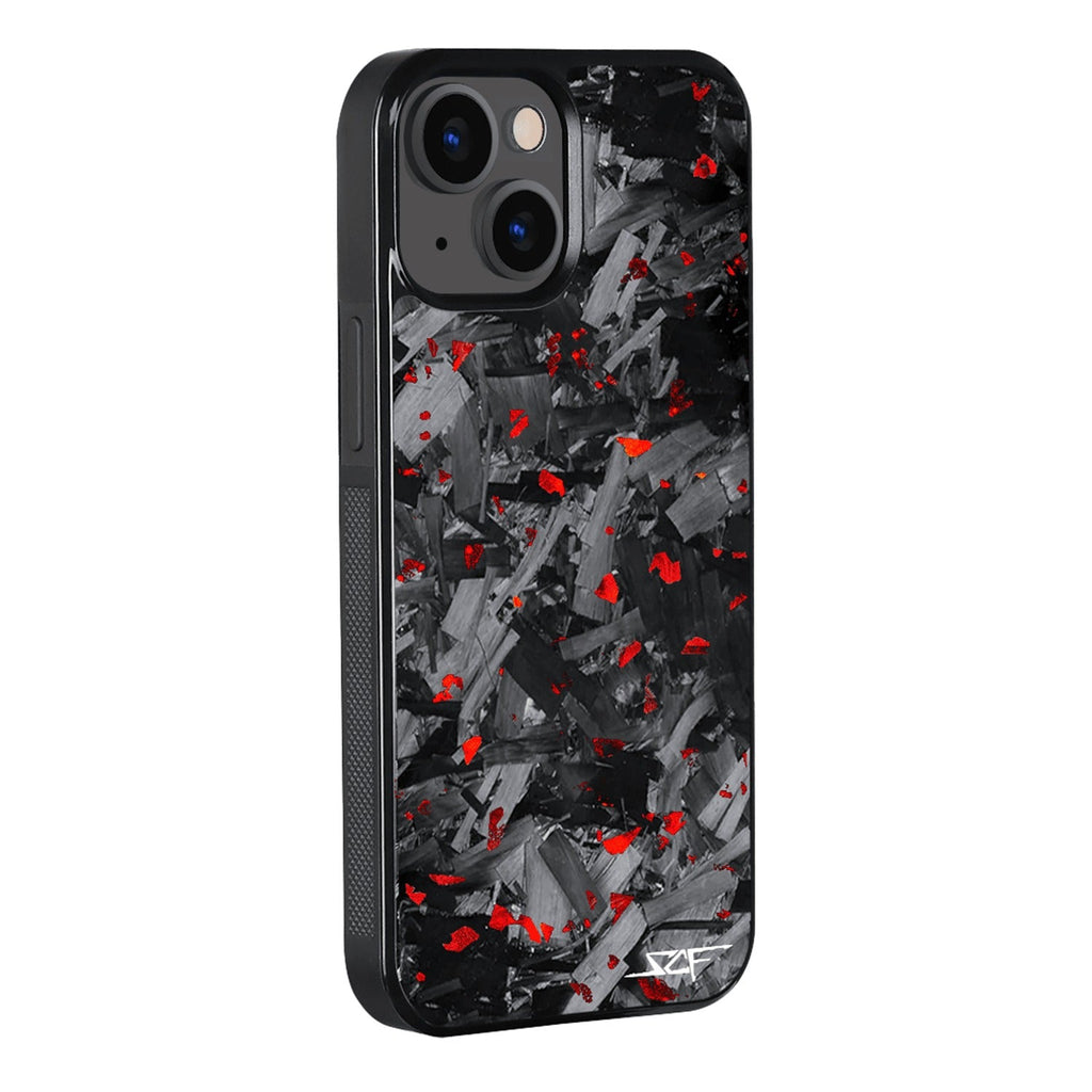 iPhone | Red Flake Forged Chunk Carbon Fiber Case | CLASSIC Series