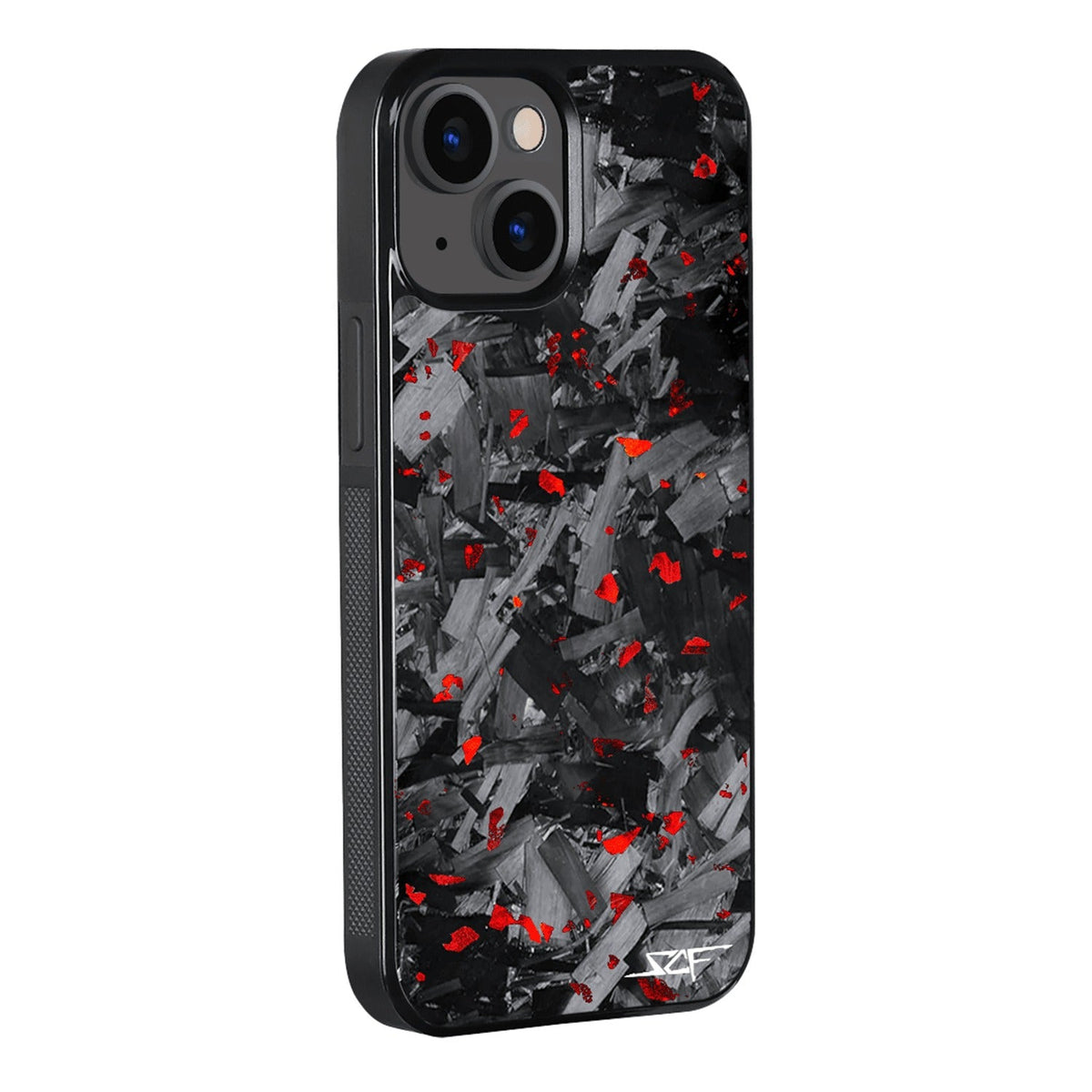 iPhone | Red Flake Forged Chunk Carbon Fiber Case | CLASSIC Series