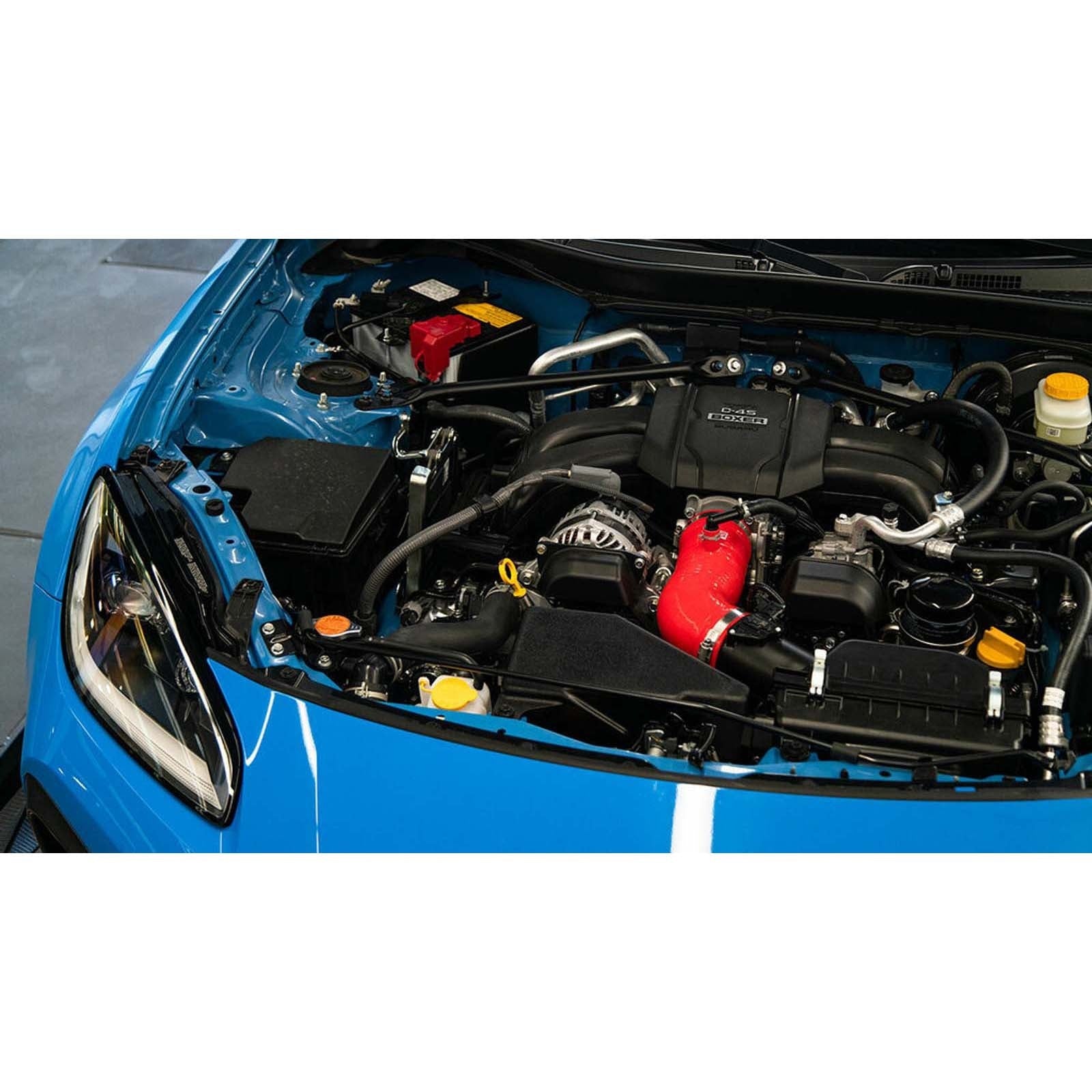 GrimmSpeed Post MAF Hose Kit RED - Subaru/Toyota 22+ BRZ/86