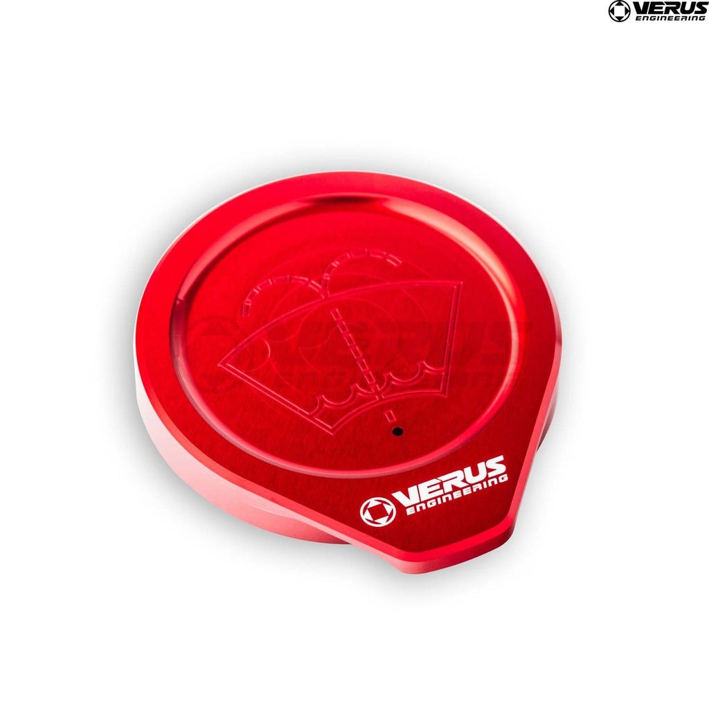 Windshield Washer Cap, Anodized Red