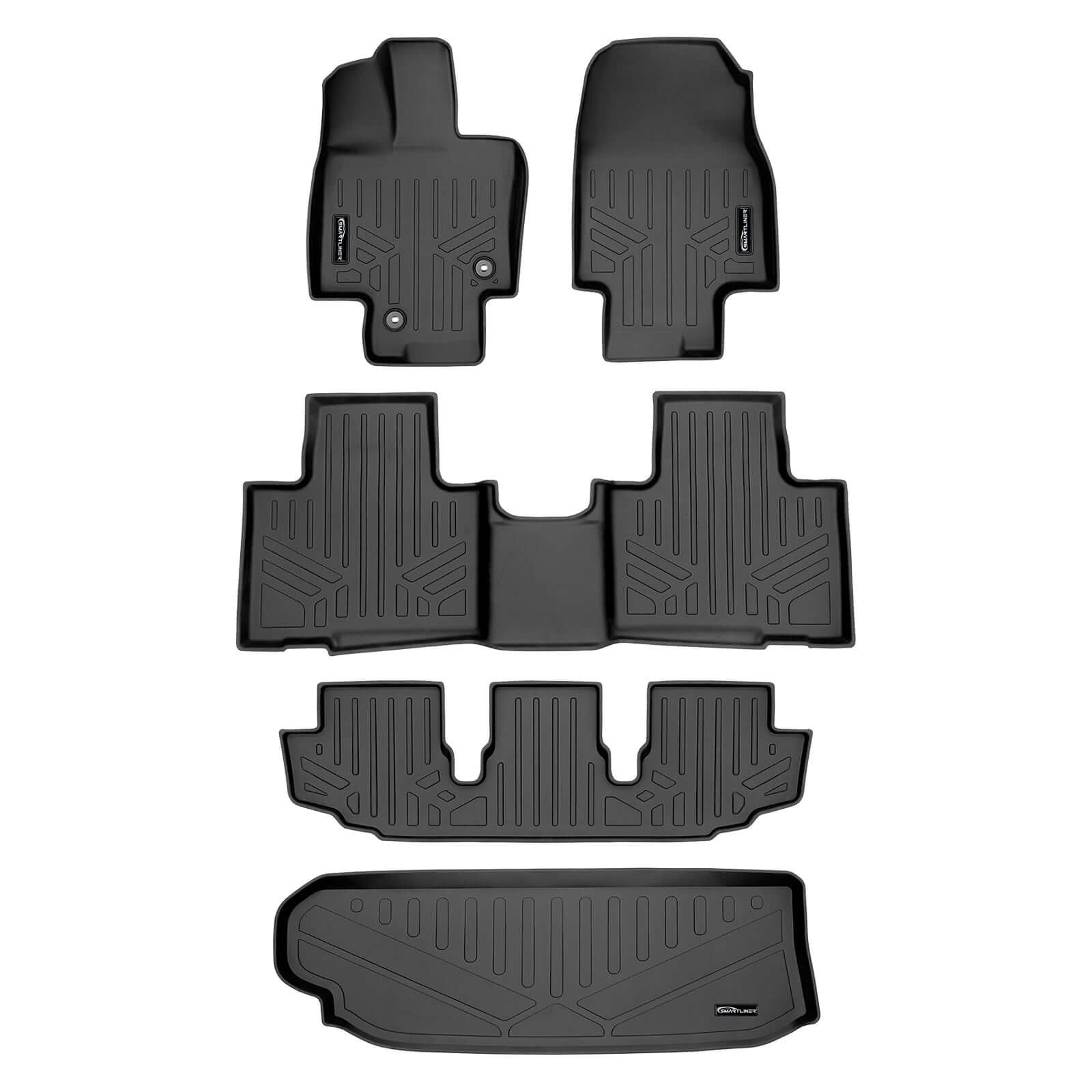 SMARTLINER Floor Liners for 2020-2026 Toyota Highlander (Fits models without Subwoofer)