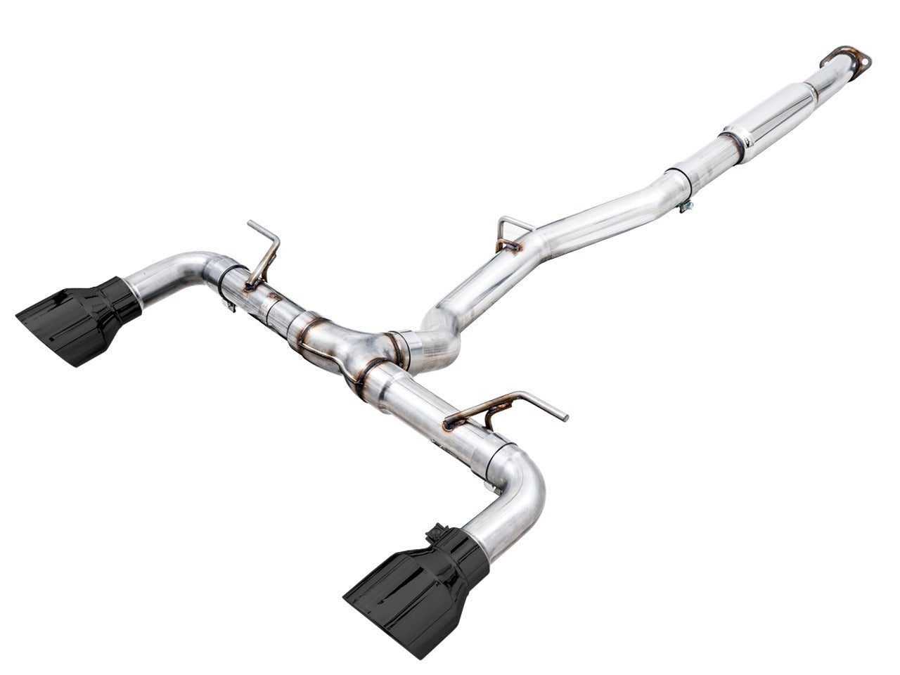 AWE Track Edition Exhaust (Diamond Black Tips) - 2013-2016 Scion FR-S / 2013-2024 Subaru BRZ / 2017-2020 Toyota 86 / 2022-2024 GR86