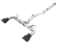 AWE Track Edition Exhaust (Diamond Black Tips) - 2013-2016 Scion FR-S / 2013-2024 Subaru BRZ / 2017-2020 Toyota 86 / 2022-2024 GR86