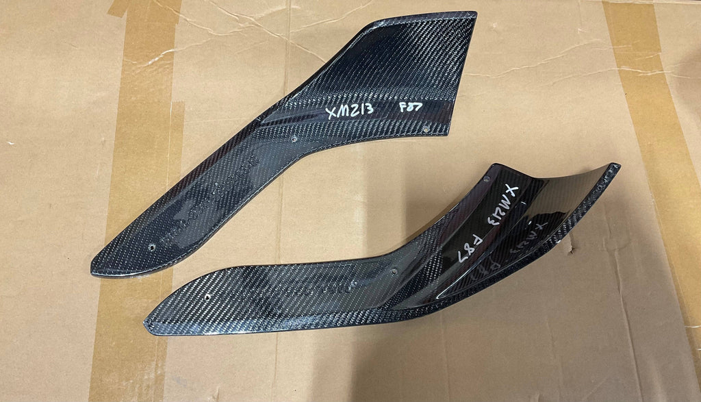 OPEN BOX - BMW F87 M2 Competition N55 Carbon Fiber Front Bumper Splitters