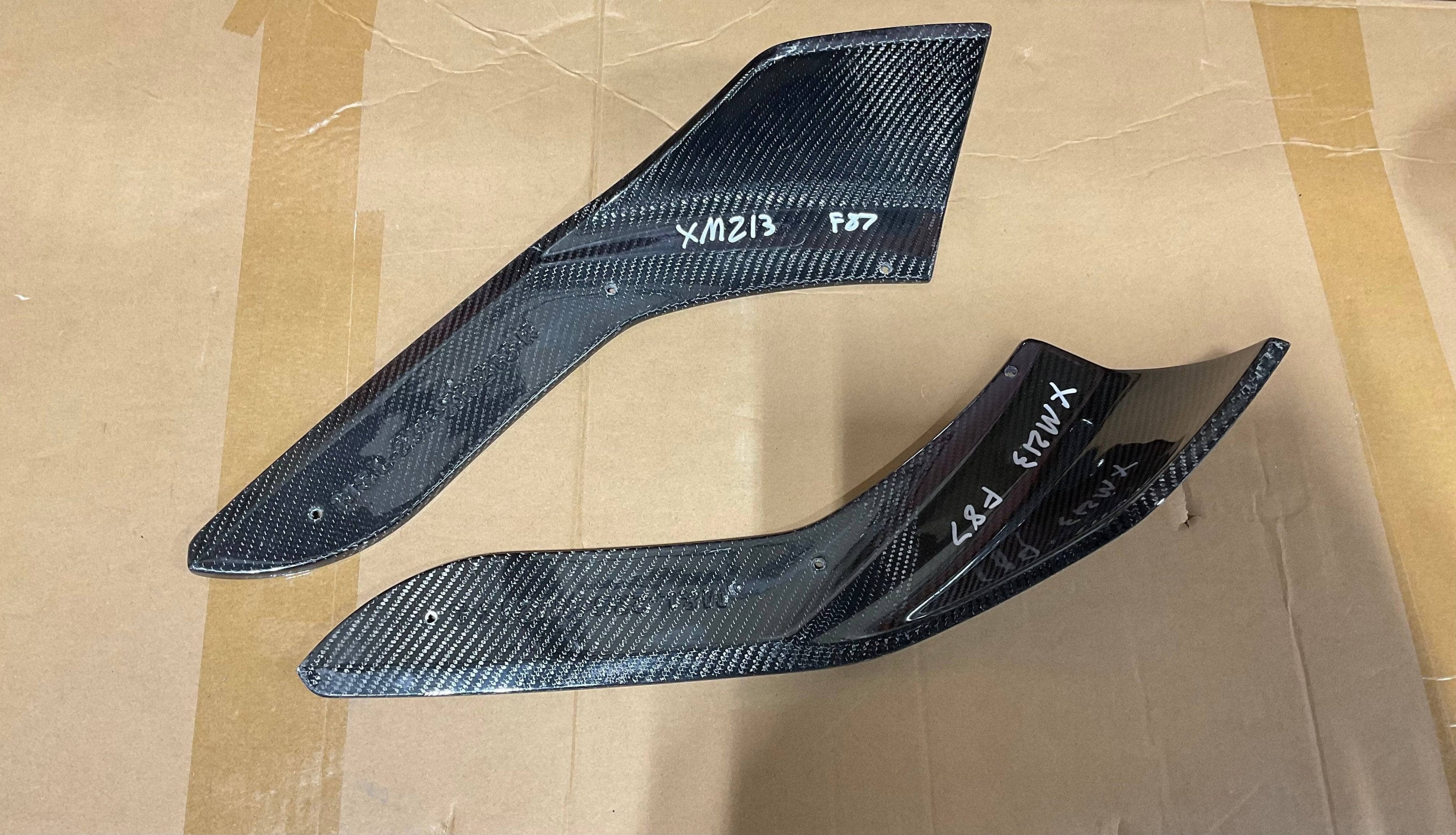 OPEN BOX - BMW F87 M2 Competition N55 Carbon Fiber Front Bumper Splitters