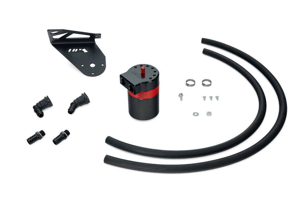 HPS Performance Aluminum Oil Catch Can Kit 2015-2020 Ford F150 3.5L V6 Turbo, 860-028