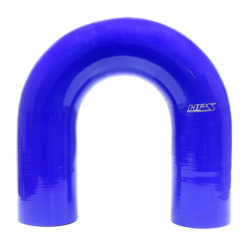 HPS 2-3/8" Silicone 180 Degree U Bend Elbow Coupler Hose, High Temp 4-ply Reinforced (60mm ID)