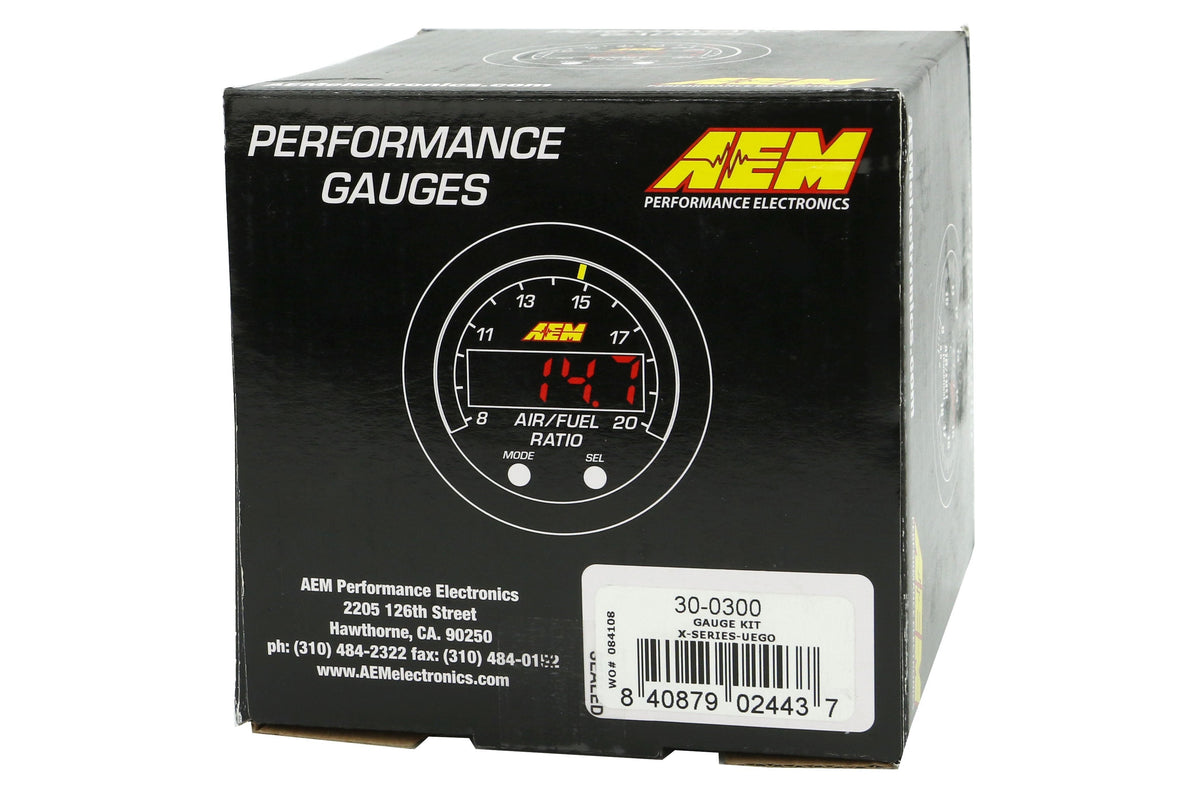 AEM X-Series Wideband UEGO Air/Fuel Ratio Controller Gauge - Universal
