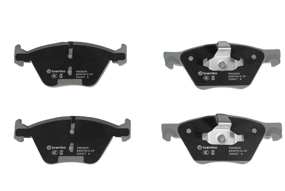 BMW F10 5-Series Front Ceramic Brake Pad Set By Brembo 34116872632 or 34116871557
