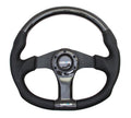 NRG 350mm Carbon Fiber Steering Wheel With Black Stitching - Universal