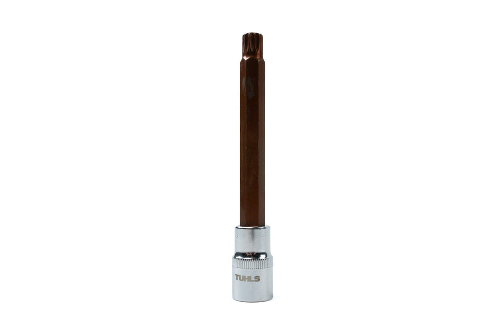 Tuhls 1/2" Drive Long (4") M12 Triple Square Socket