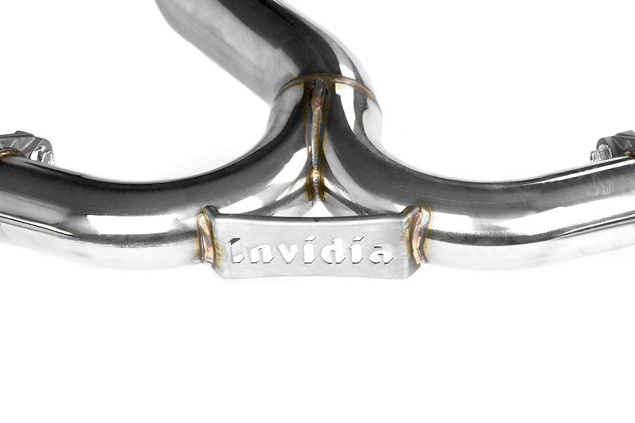 Invidia Dual N1 Resonated Exit Exhaust (Polished) - 2008-2014 Subaru WRX / STI (Sedan Only) / 2009-2014 Forester XT
