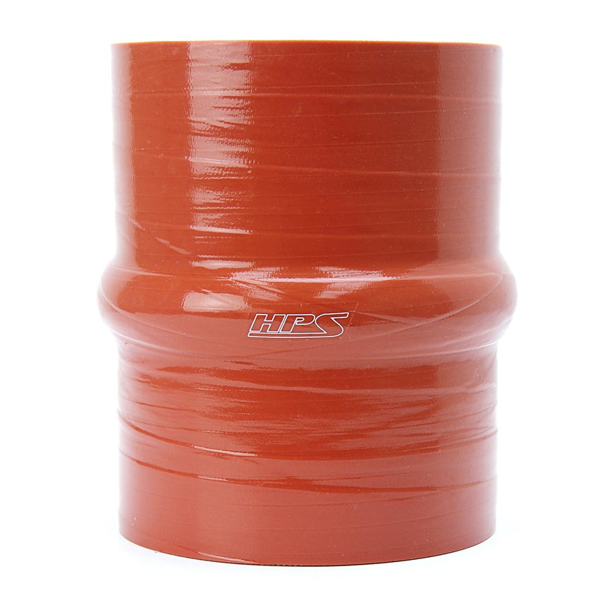 HPS 4-1/2" Silicone Single Hump Coupler Hose Hot Side, Ultra High Temp 4-ply Aramid Reinforced, Max. Temperature: 500F