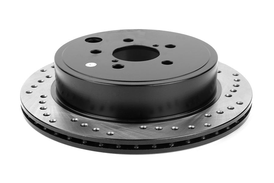 StopTech Rear Drilled Sport Brake Rotor Left