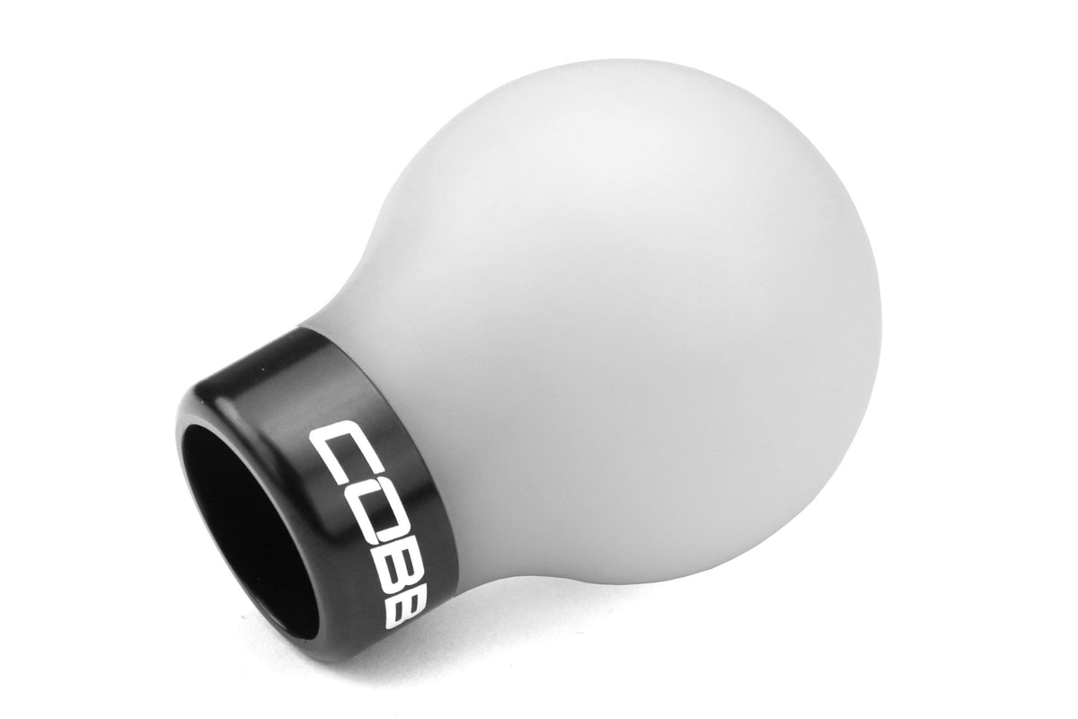 COBB Tuning Delrin Shift Knob White/Black 6MT - Subaru 6MT Models (inc. 2004+ STI / 2015+ WRX)