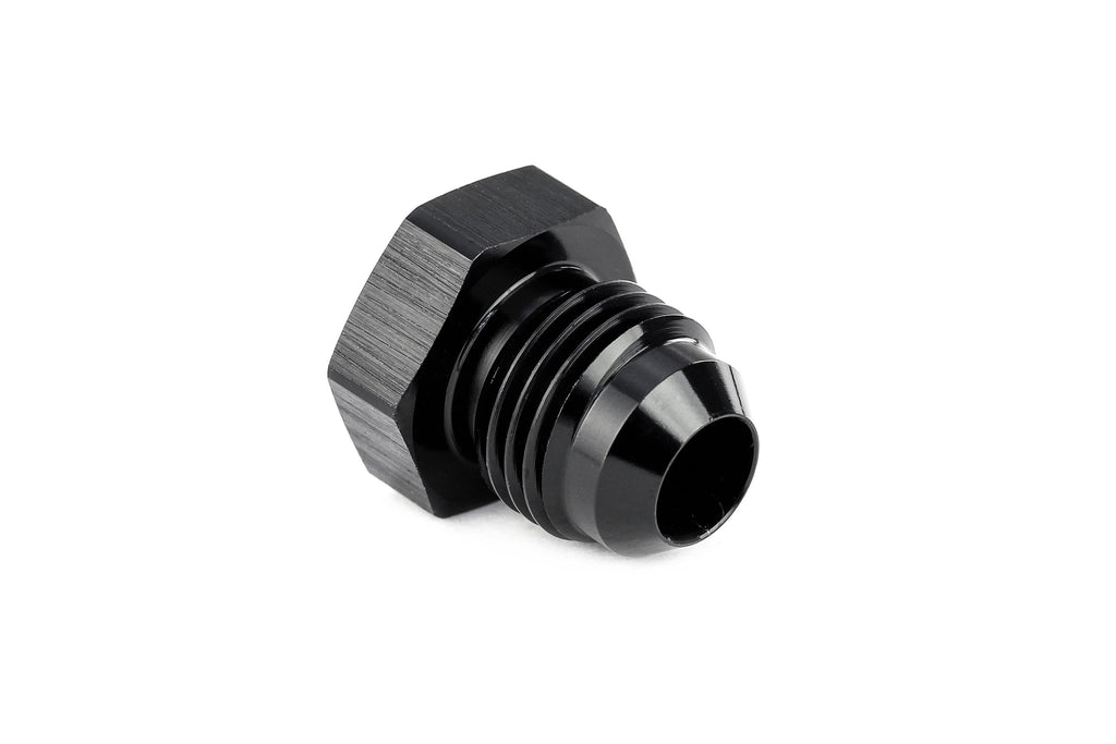 HPS Performance AN Fittings Plug, Aluminum, Black