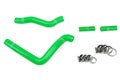 HPS Green Reinforced Silicone Radiator Hose Kit Kawasaki 05-08 KX250
