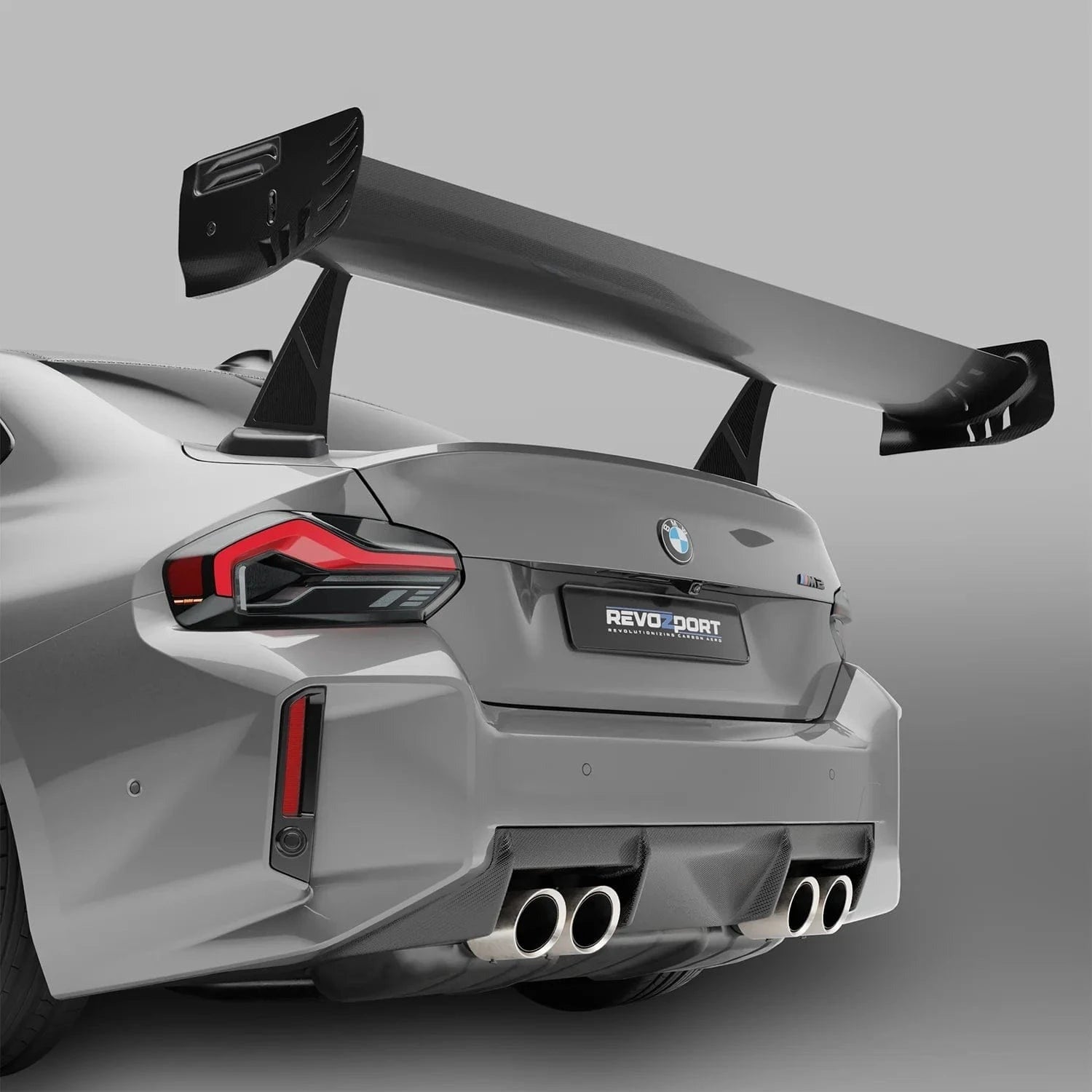 Revozport Carbon Fiber Rear Wing Spoiler for BMW G87 M2