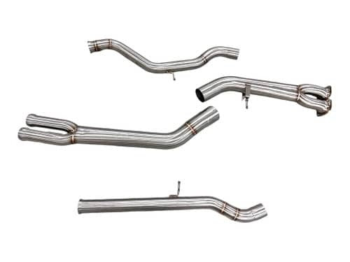 MAD BMW F80 F82 F83 S55 M3 M4 Single Midpipe (Brace Included)