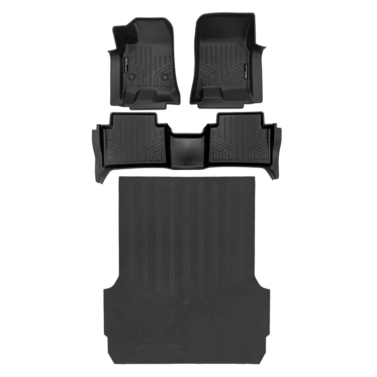 SMARTLINER Floor Liners for 2023-2026 GMC Canyon (Only Fits Crew Cabs | Carpet)
