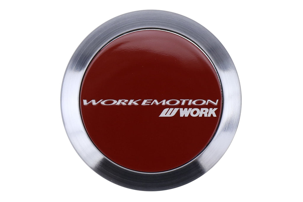 Work Wheels Emotion Center Cap Red Flat Type