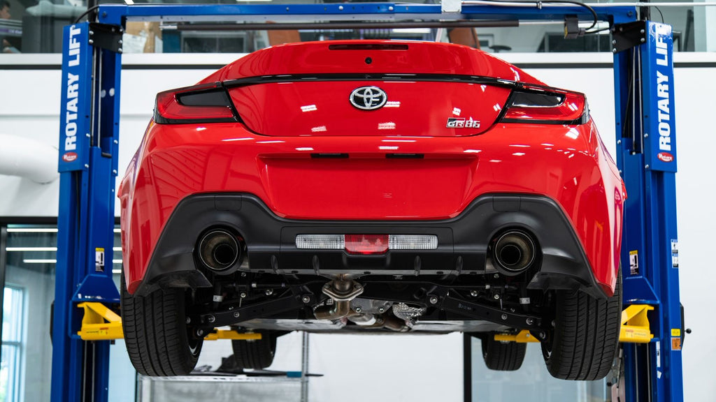 MBRP Axle Back Exhaust Dual Split w/ Carbon Tips - 2022-2024 Subaru BRZ / Toyota GR86