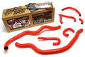 HPS Red Reinforced Silicone Radiator and Heater Hose Kit Coolant Honda 06-09 S2000