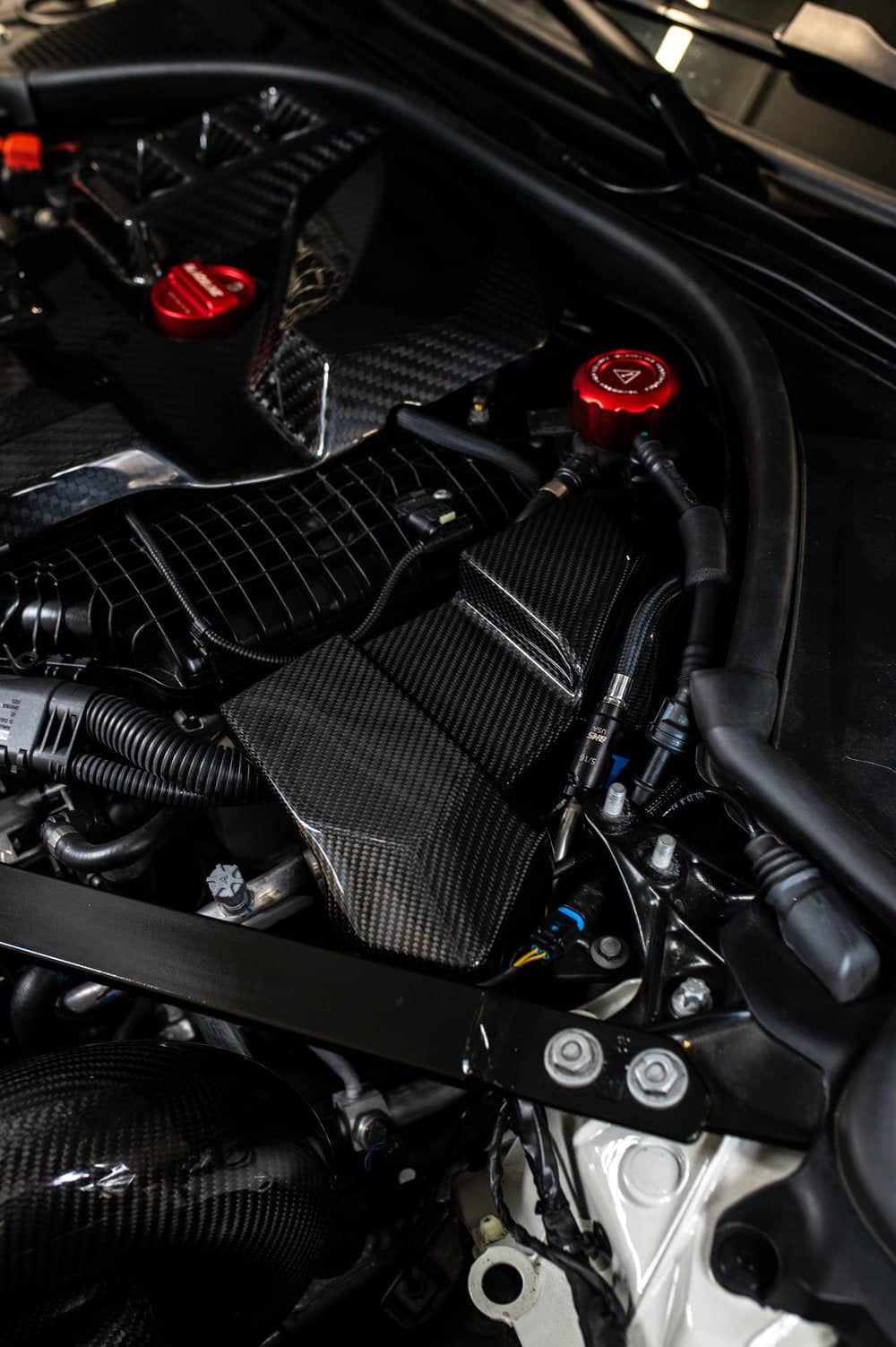 G8X Dry Carbon DME/ECU Replacement Cover