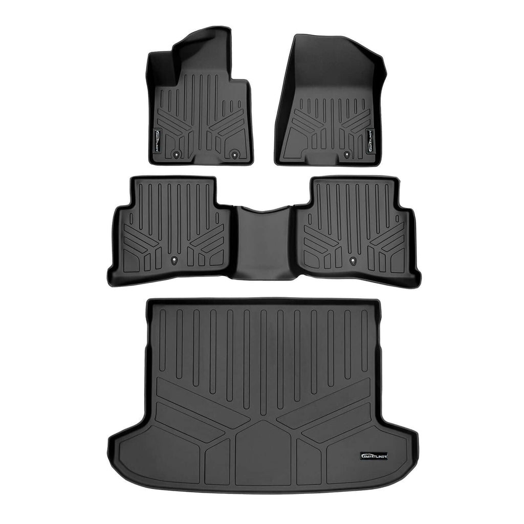 SMARTLINER Floor Liners for Black for 2019-2021 Hyundai Tucson (With hook retention)