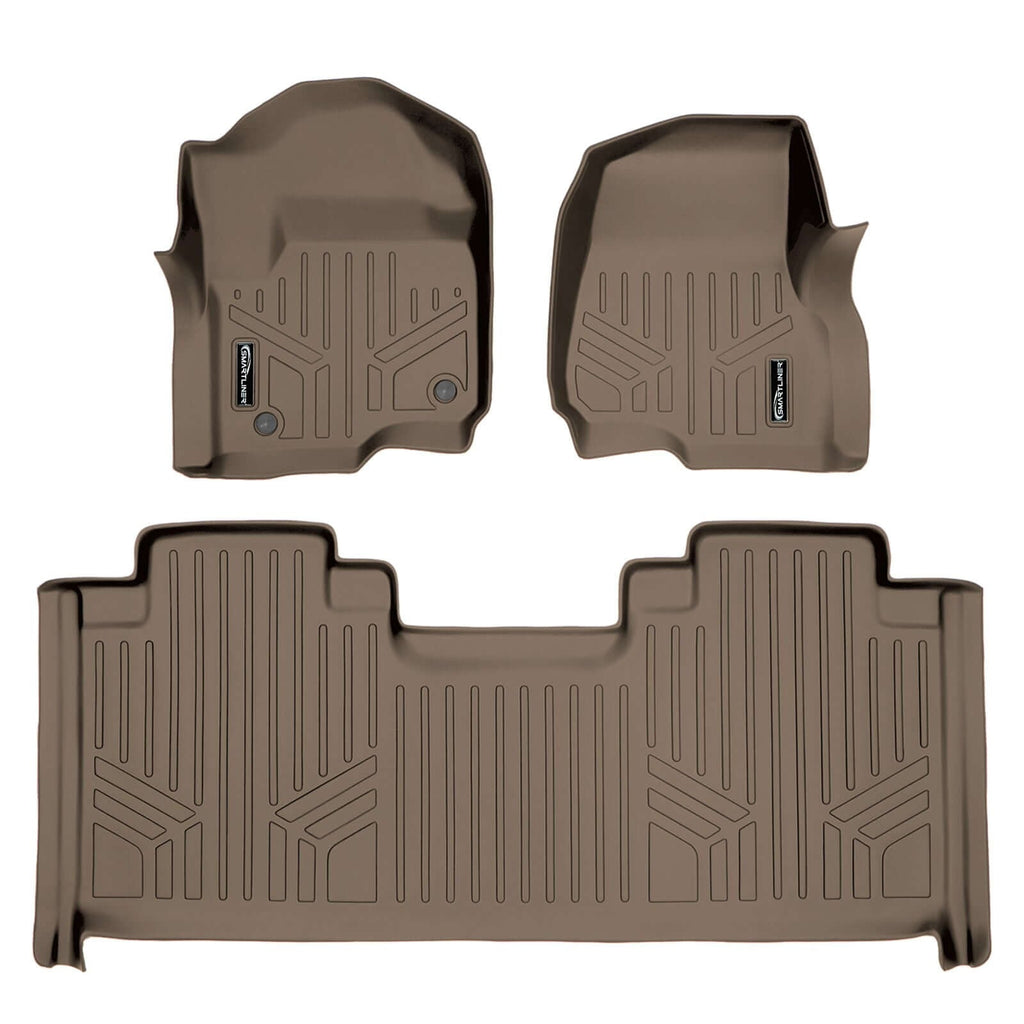SMARTLINER Floor Liners for 2017-2026 Ford F-250/F-350 SuperCab (1st Row Bucket)