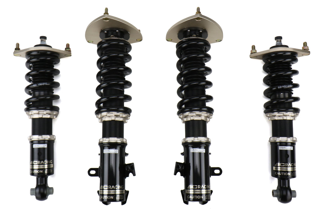 BC Racing BR Coilovers w/ Default Springs (16K Front / 16K Rear) - 2015-2021 Subaru WRX / STI