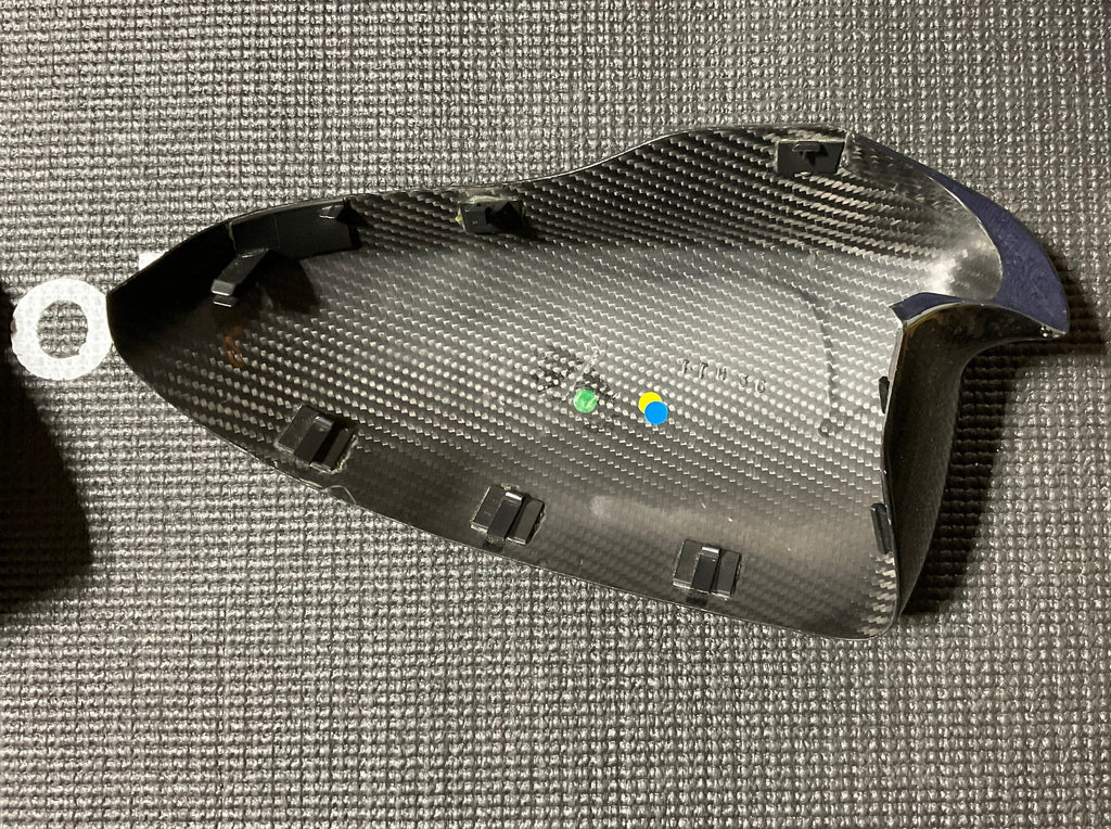 OPEN BOX - E6X/X Series/F1X Dry Carbon Fiber Mirror Caps (Blemish)