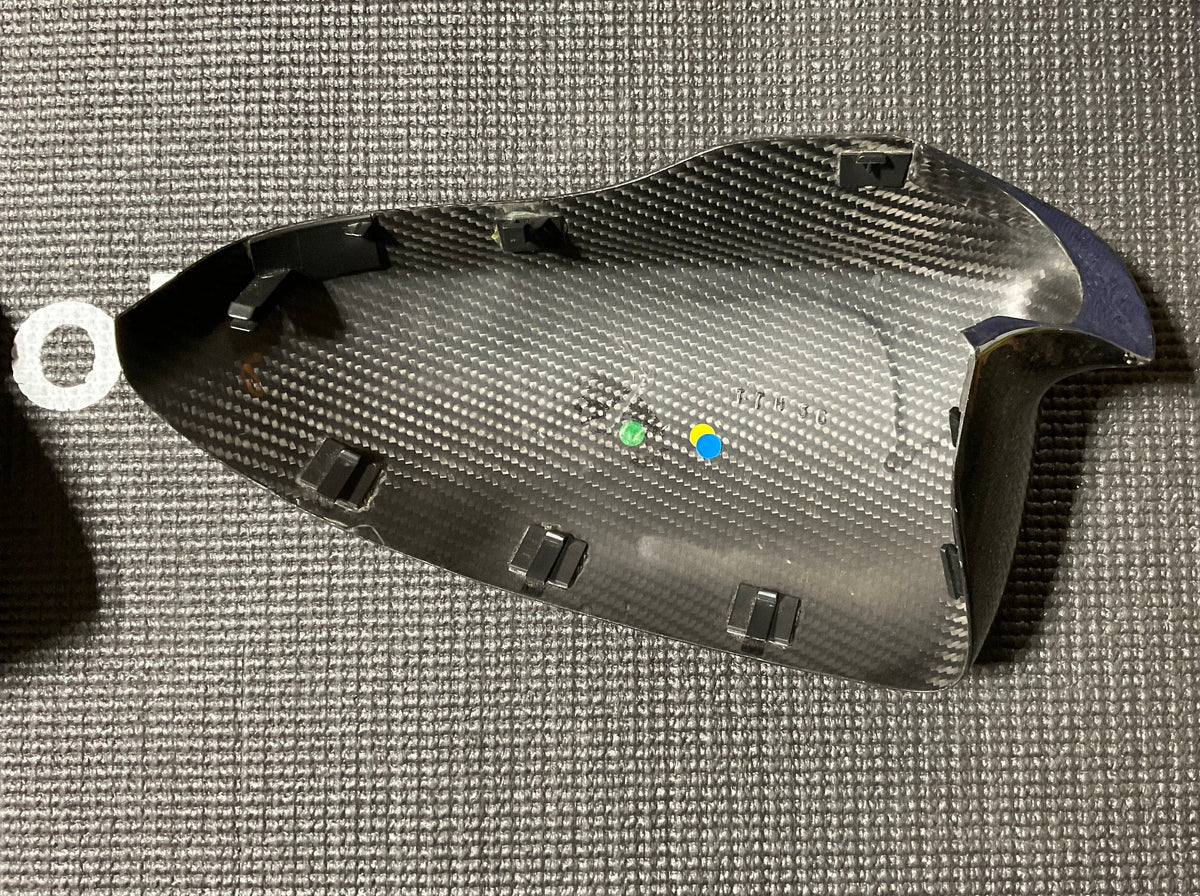 OPEN BOX - E6X/X Series/F1X Dry Carbon Fiber Mirror Caps (Blemish)