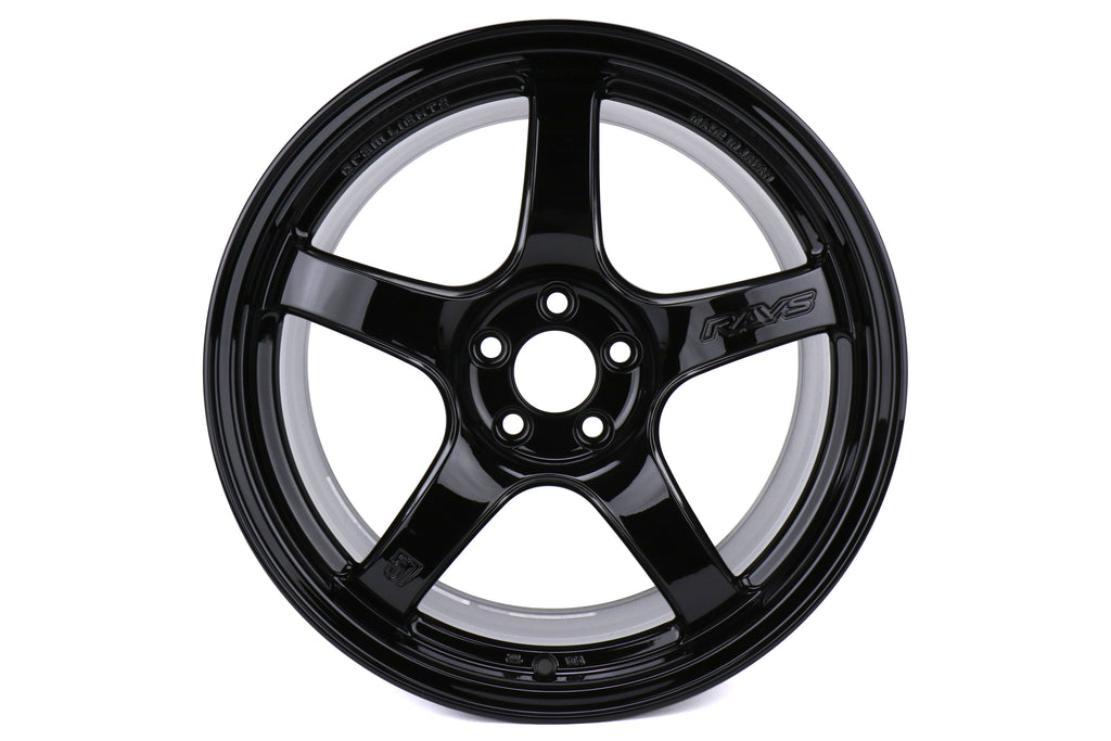 Rays Gram Lights 57CR Glass Black 17x9 +38mm 5x100 (Sold As Pair) - 2013-2024 Subaru BRZ / Scion FR-S / Toyota GR86 / 2014-2018 Subaru Forester