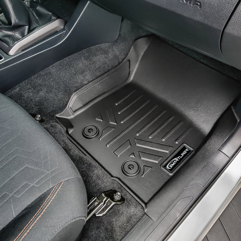 SmartCoverageTM Floor Liners For 2018-2023 Toyota Tacoma Double Cab (Manual Transmission)
