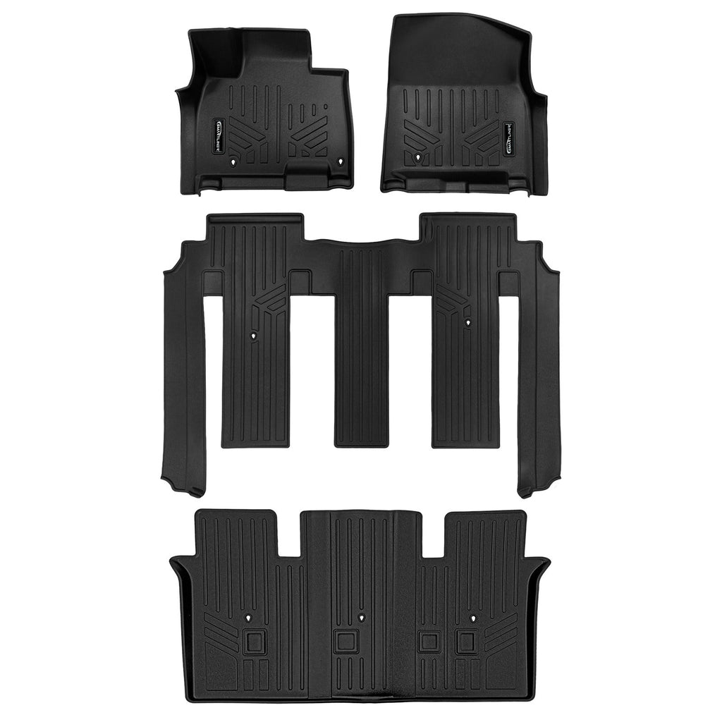 SMARTLINER Floor Liners for 2025-2026 Kia Carnival Hybrid (8 Passenger Models)
