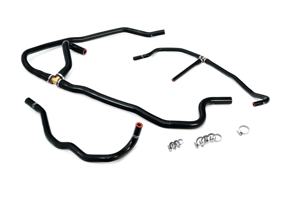 HPS Performance Silicone Heater Coolant Hose Kit 2006-2013 Chevy Corvette Z06 LS7 7.0L V8, Black, 57-1277H-BLK