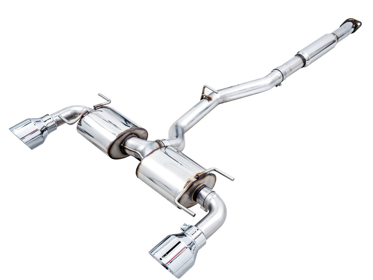 AWE Touring Edition Exhaust Chrome Silver Tips - 2013-2016 Scion FRS / 2013-2024 Subaru BRZ / 2017-2020 Toyota 86 / 2022-2024 GR86