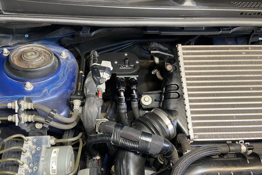 HPS Aluminum Oil Catch Can Kit 2015-2021 Subaru WRX 2.0L Turbo VA FA20F, 860-007, Open Box