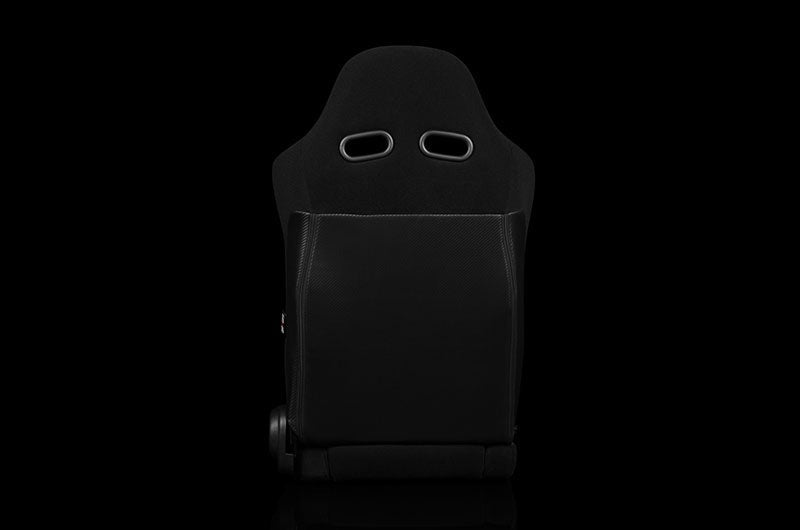 Braum Advan Series Sport Seats - Black Cloth Pair - Universal