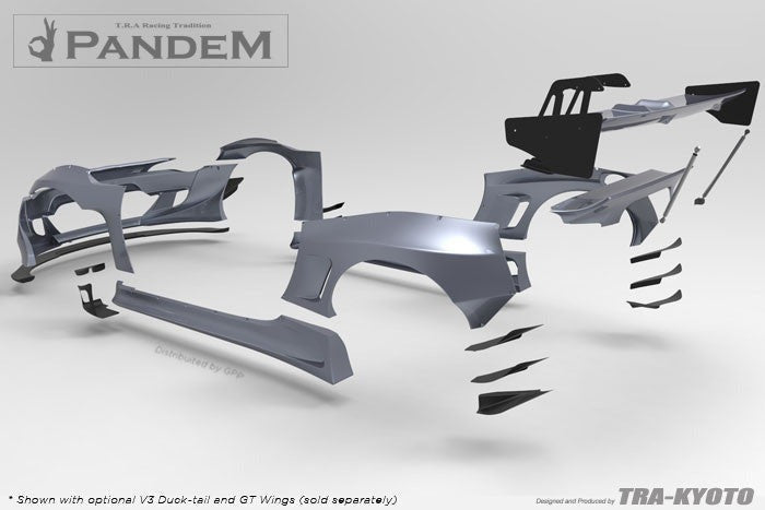 GReddy Pandem R.B. V3 GT Wing - 2013-2016 Scion FR-S / Subaru BRZ / Toyota 86