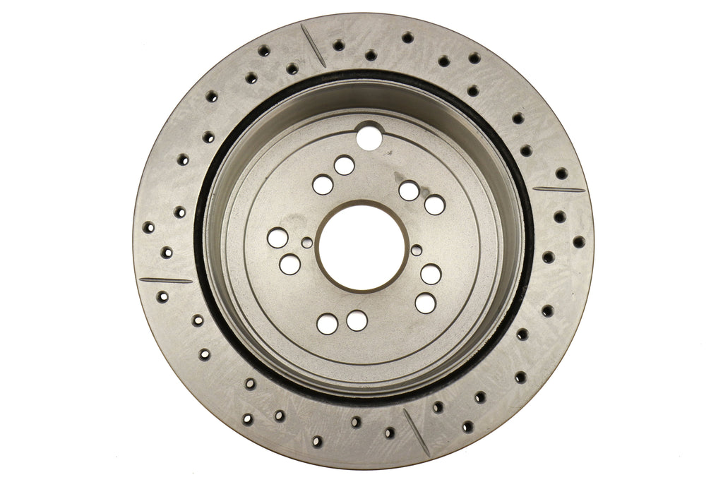 DBA Street Series Cross Drilled and Slotted Rear Rotors - 2013-2021 Scion FR-S / Subaru BRZ / Toyota 86