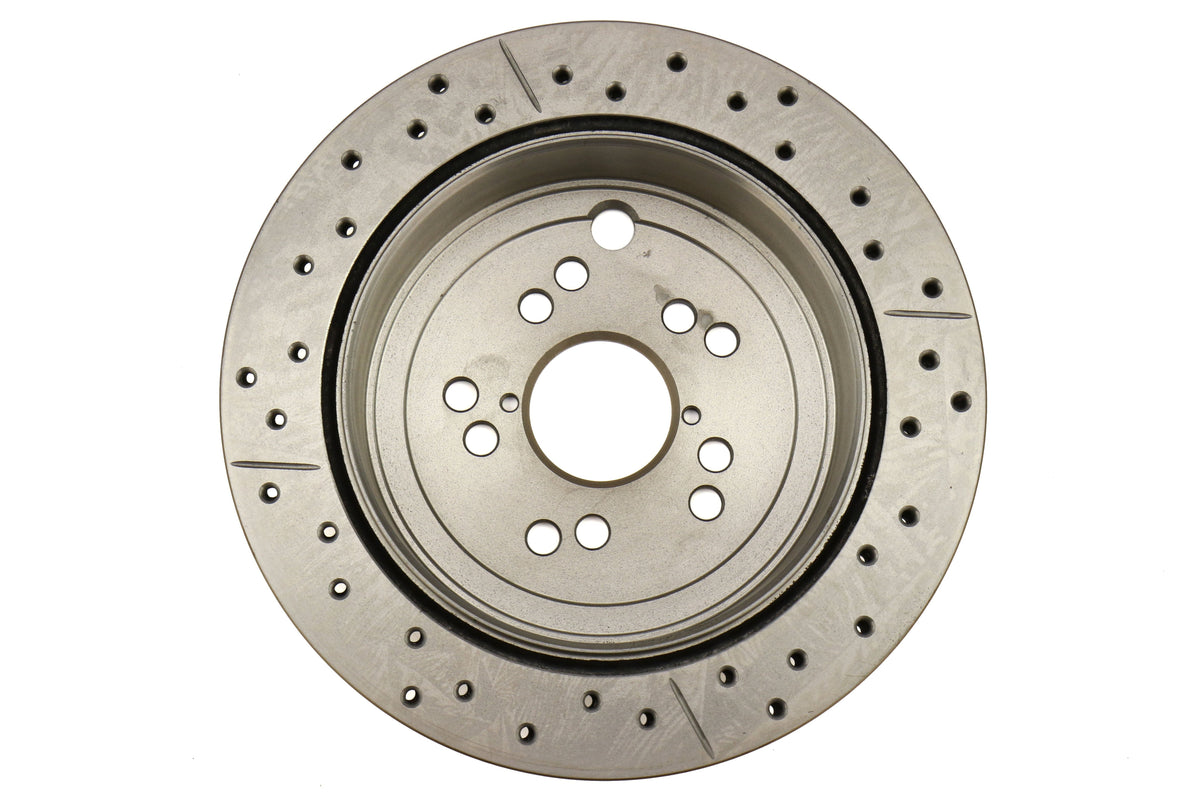 DBA Street Series Cross Drilled and Slotted Rear Rotors - 2013-2021 Scion FR-S / Subaru BRZ / Toyota 86
