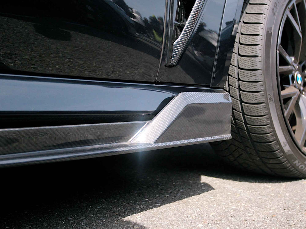 Kies Carbon F95 X5M Dry Carbon Fiber Side Skirt