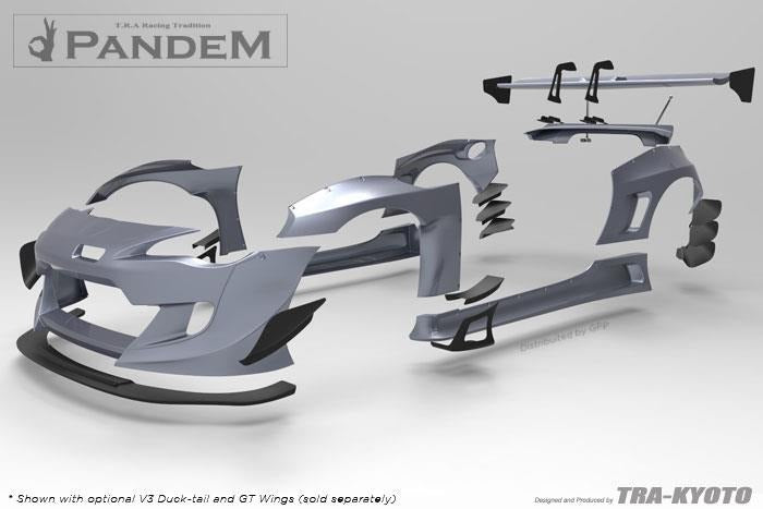GReddy Pandem Wide Body V3 Side Skirts - 2013-2016 Scion FR-S / Subaru BRZ / Toyota 86